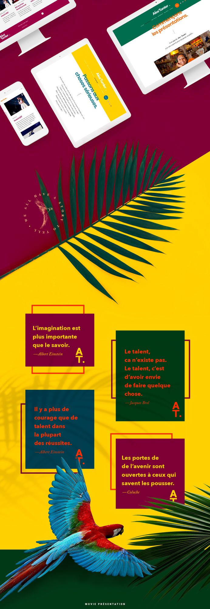 Alice Tumler branding. on Behance
