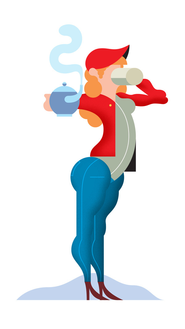 Characters by Kalle Mattsson on Behance #kalle #mattsson