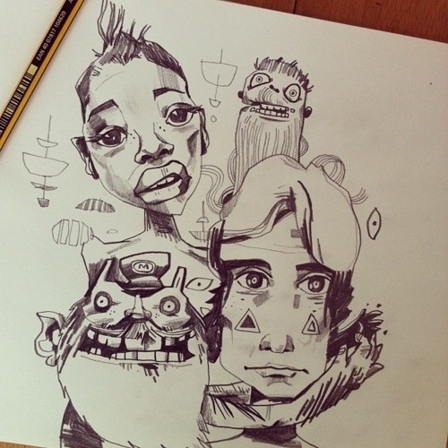 rexbox : 1 of 3 #illustration #doodle #pencil #rexbox