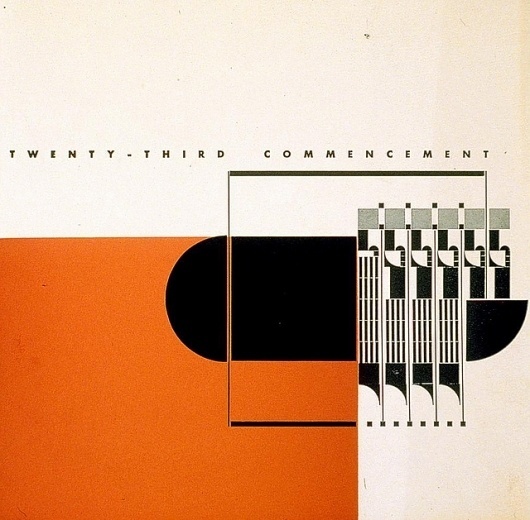 All sizes | Beverly Hills High School - 23rd commencement (Alvin Lustig, 1940)a | Flickr - Photo Sharing! #alvinlustig #goemetric #modern