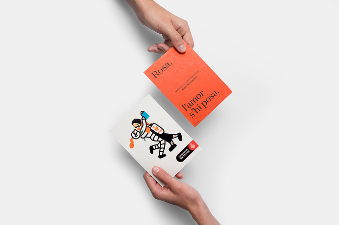 Visual identity and flyers designed by Requena featuring illustration by Olga Capdevila for Sant Jordi Festival 2017