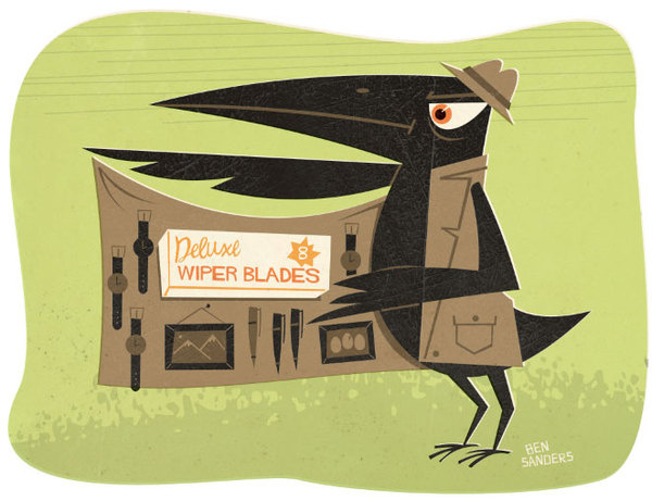 Ben's Illustrations #sanders #vector #retro #ben