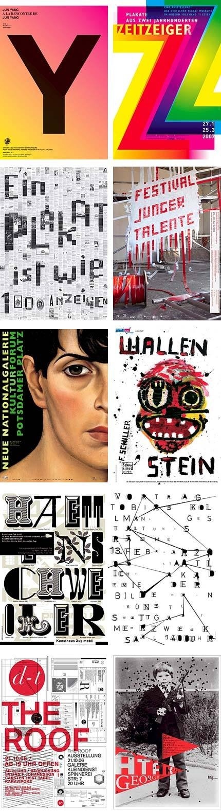 Best 100 posters from 2006 #typography #posters