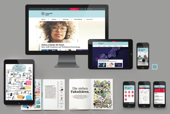 Universität Basel by NEW ID #brand #identity #system #university #college #minimal #layout