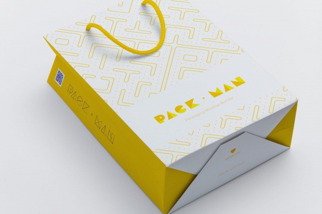 Gift bag mock up design Premium Psd. See more inspiration related to Mockup, Design, Gift, Template, Paper, Bag, Mock up, Templates, Paper bag, Mockups, Up, Realistic, Real, Gift bag, Mock ups, Mock and Ups on Freepik.