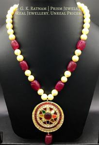 Pendant - gold diamond polki kundan meena jadau jewellery