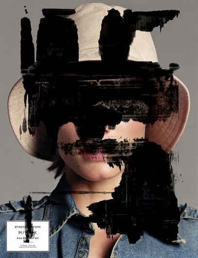 Ink Stain | Ismael Burciaga #girl #design #color #black #fashion