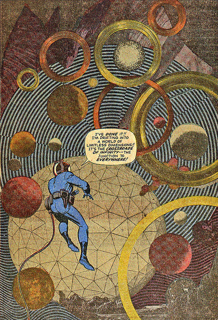 #universe #astronaut #exploration #world #fi #sci #space #comic #illustration #vintage