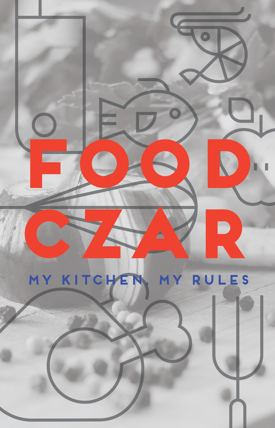 Food Czar Print for Chefs #inspiration #white #prints #graphics #black #quotes #posters #type #blackandwhite #typography