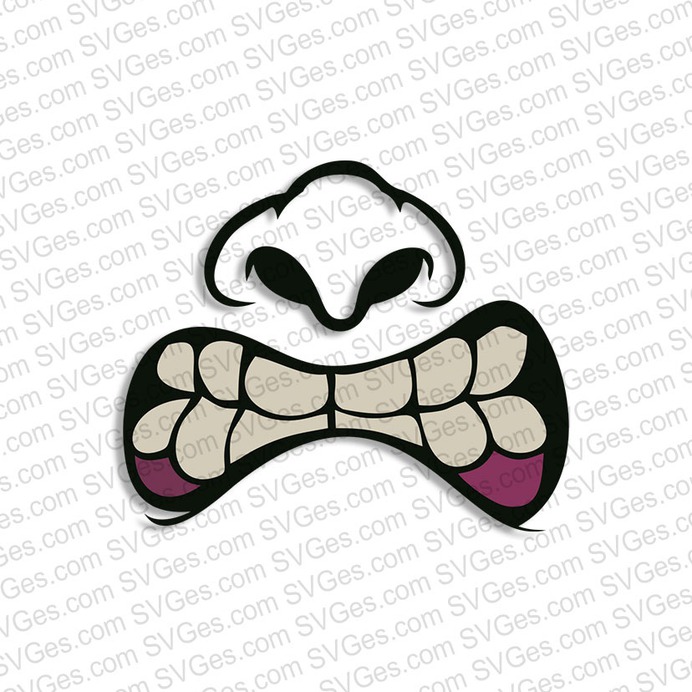 Zombie Mouth SVG