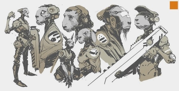 Character Illustrations by Darren Bartley #arts #illustrations #inspirations