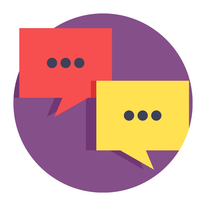 See more icon inspiration related to talk, chat, conversation, negotiating, communications, speech bubble, bubble speech, message and communication on Flaticon.
