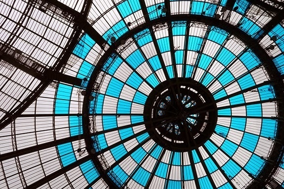 Graphic Statement: Daniel Burens' Technicolor Forest #monumenta #2012 #art #burens #daniel