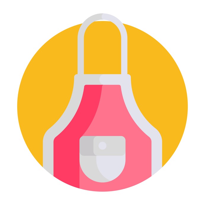 See more icon inspiration related to cook, kitchen, apron, cooker, food and restaurant, beauty, cloth, protection, fashion and cooking on Flaticon.
