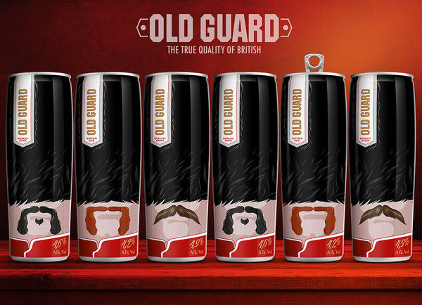 Packaging example #707: Oldguard packaging beer