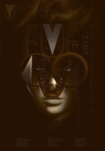 ALQUIMIA TYPE on the Behance Network #sepia #neutraface #typeface #alquimia