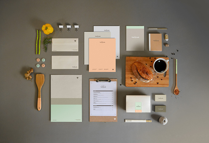 Tokyo Cafe Branding #visual #identity #branding #stationery