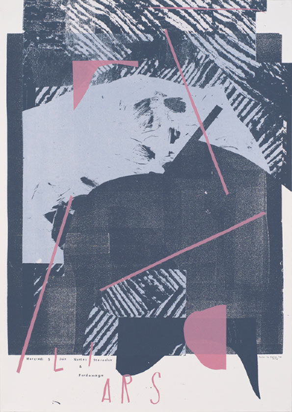 #Damien #Tran #Gig #Poster #Experimental #Screen #Print