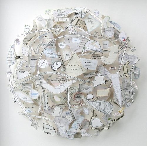 Chris Kenny - Nonsuch (White Map Circle) :: England & Co #collage