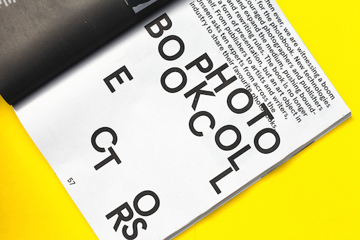 inspirimgrafik: Â http://bintphotobooks.blogspot.nl/2014/09/photobook-collectors-unseen-photo-fair.html #type #layout #editorial #typography