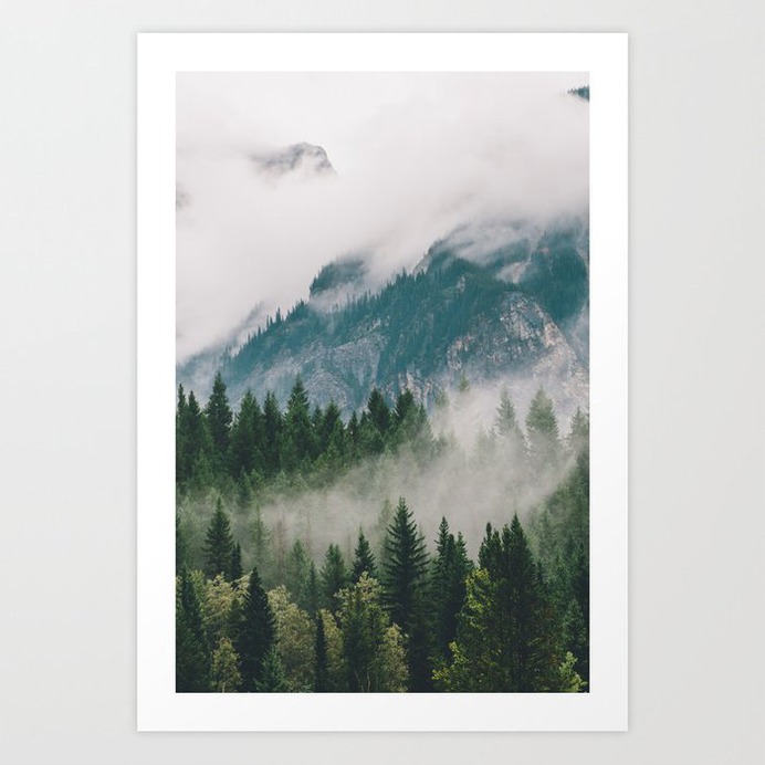 Vancouver Fog Art Print