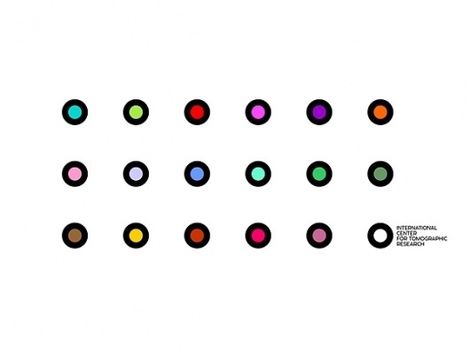 ICTR Identity on the Behance Network #transparency #branding #tomography #round #identity #logo