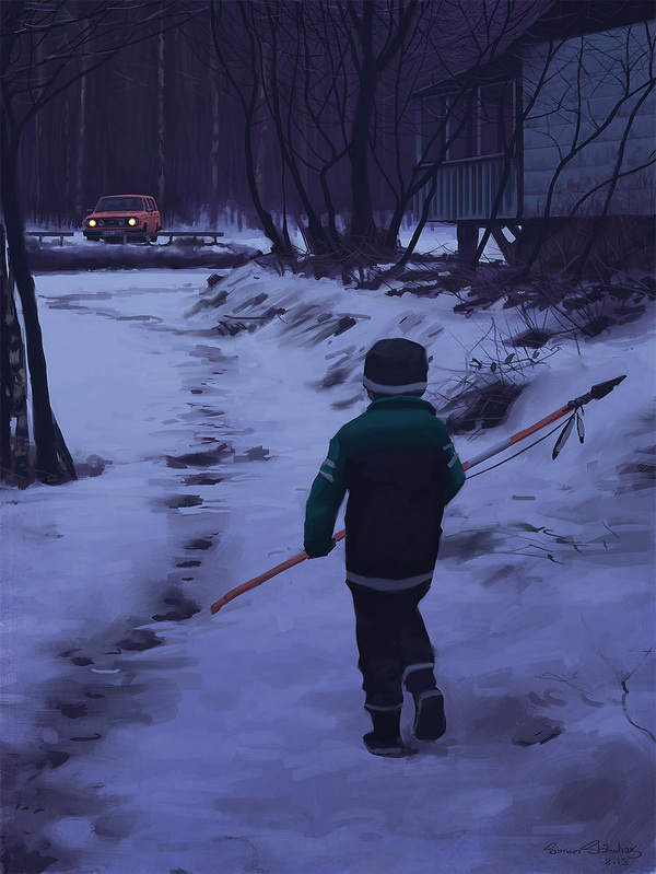 Simon Stålenhag Art Gallery #simon #painting #stlenhag #art