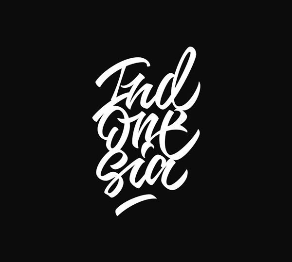 Simple Hand Lettering Font Design By Artimasa Studio #lettering #typography font