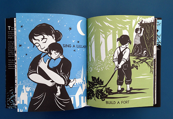 Collect Raindrops by Nikki McClure #illustration #book