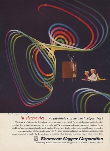 All sizes | Kennecott Copper Ad | Flickr - Photo Sharing! #kennecott #50s #copper #colour #waves #corporation