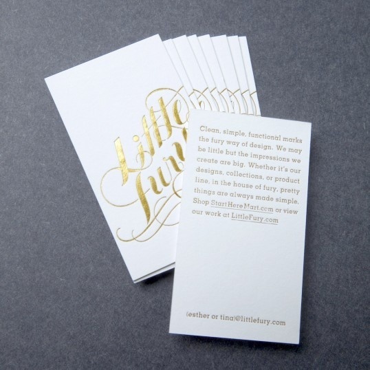 Little Fury #script #cards #business #foil