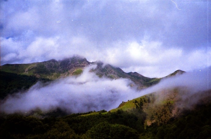 006 | Triangular Love. #clouds #spain #fog #mountains #green