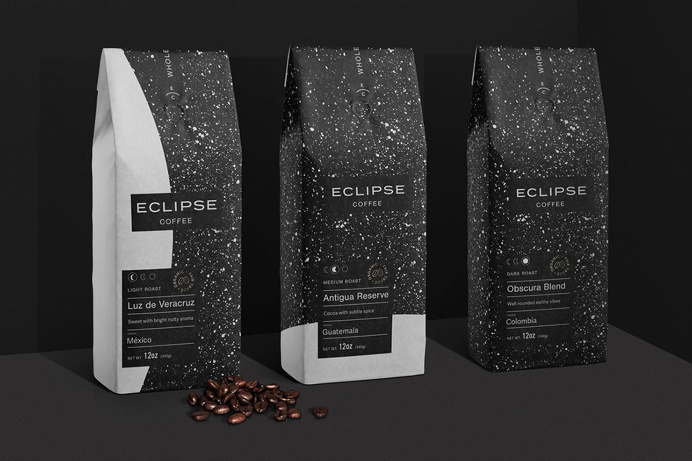 Eclipse Coffee Packaging and Branding Design by Javier Garcia on Behance. Adobe Live