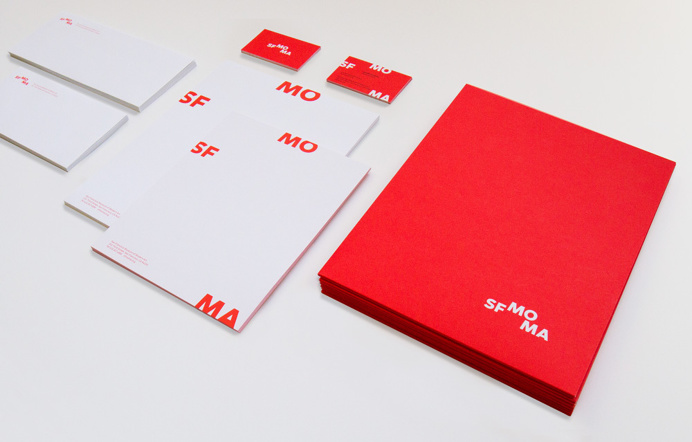 New Logo and Identity for SFMOMA done In-house