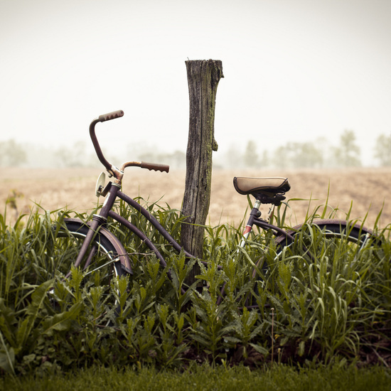 Brandon Page Abstract Place #photography #field #bike