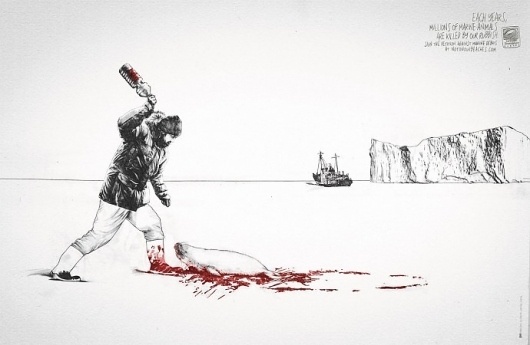 Surfrider Foundation – La polution marine tue | Voyons Voir - J'aime le frivole #design #graphic