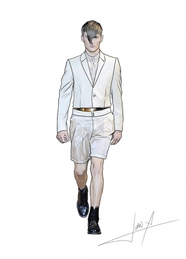 8c4c4a11c3a031a9fb5f12735ed49ea7.jpg (JPEG Image, 600 × 833 pixels) #fashion #illustration #men #mugler