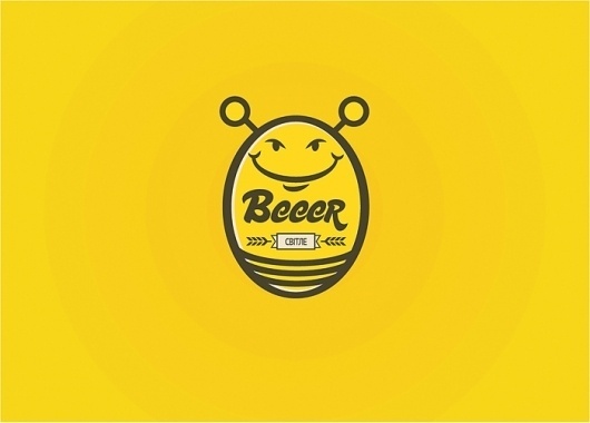 Beeer beer #beer #bee #comic #brand #logo #fun