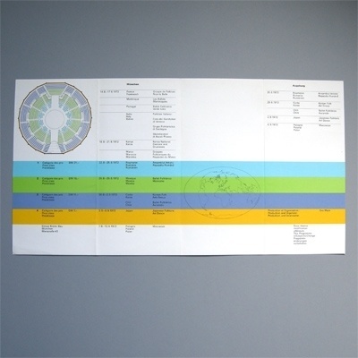 Otl Aicher 1972 Munich Olympics - Leaflets #otl #olympics #aicher