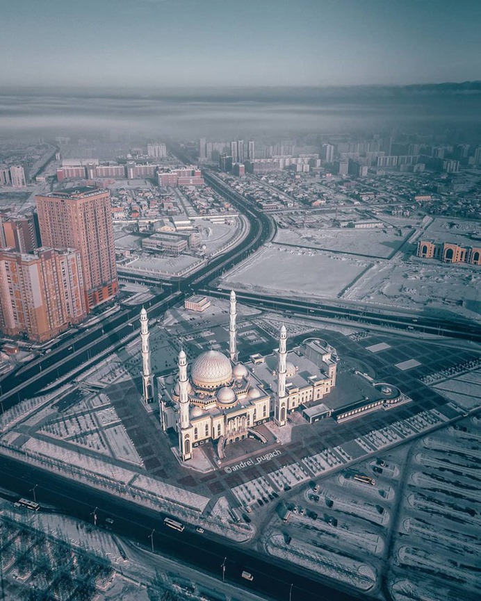 Astana From Above: Striking Drone Photography by Andrei Pugach