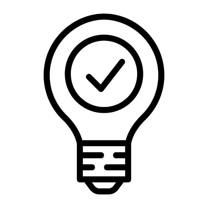 See more icon inspiration related to idea, light bulb, electricity, illumination, invention, electronics and technology on Flaticon.