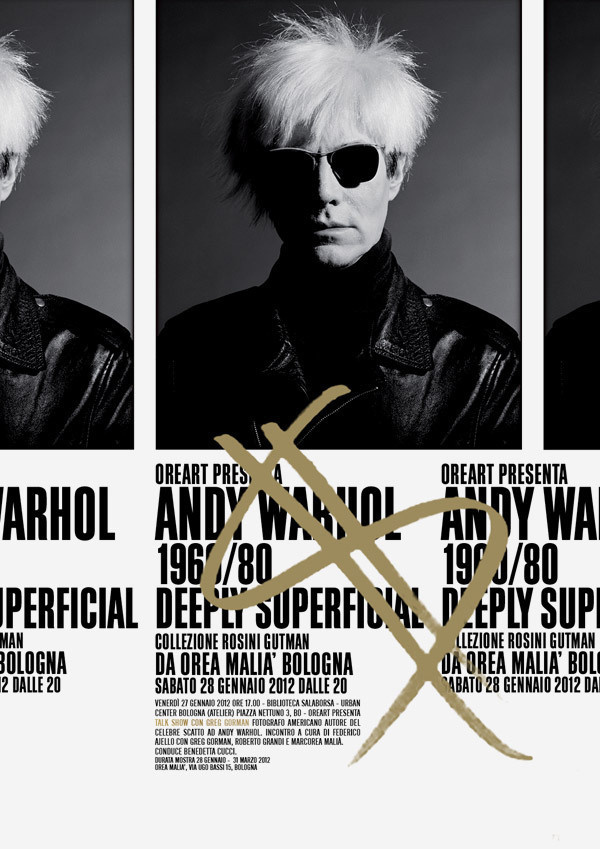 Andy Warhol $ Deeply Superficial on Behance #warhol #poster #typography