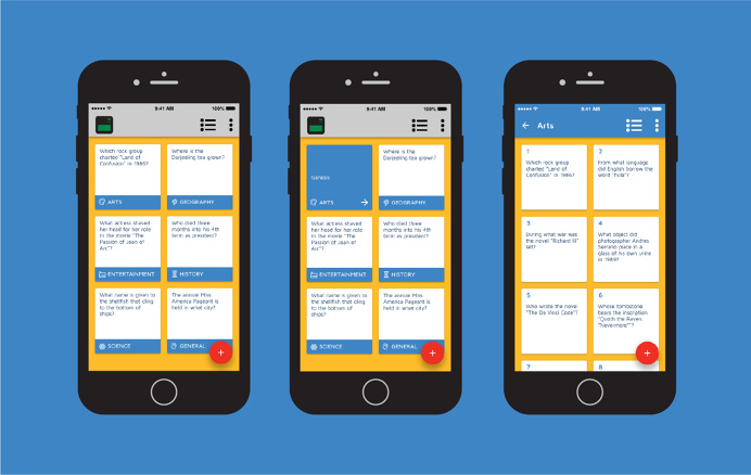 Random Trivia Generator - Card View