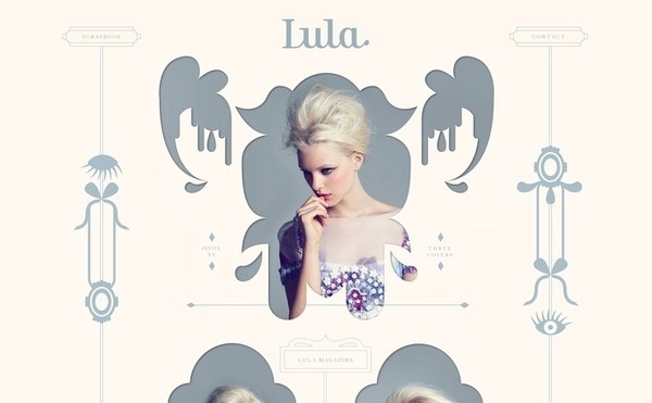 Lula website #page #video #mask #single #layout #web