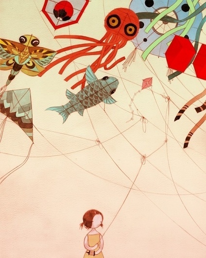 Tangled 16x20 Matte Color Print by stasiab on Etsy #burrington #stasia #illustration #kids #cartoon