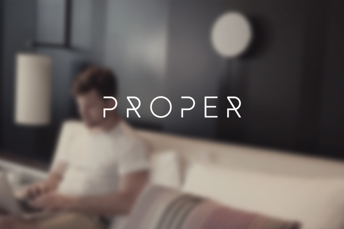 Proper Branding #branding #design #simple #identity #minimal #custom #logo #typography
