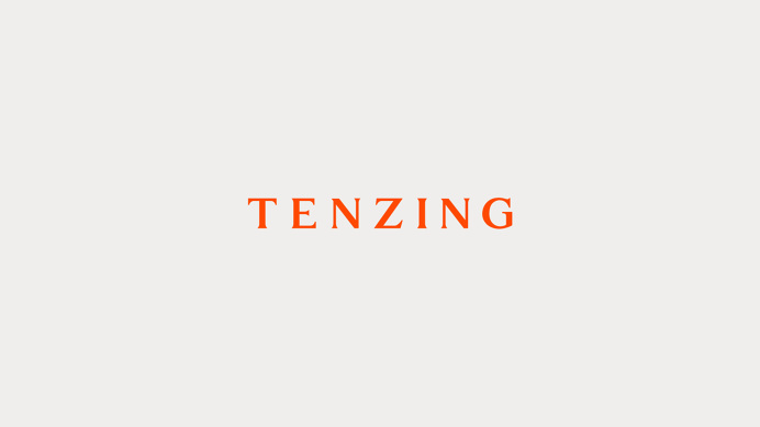 Tenzing #logo #orange #serif