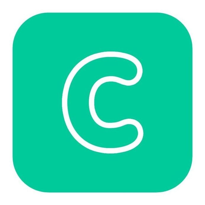 Flat design C #flat #font #c #design #typography