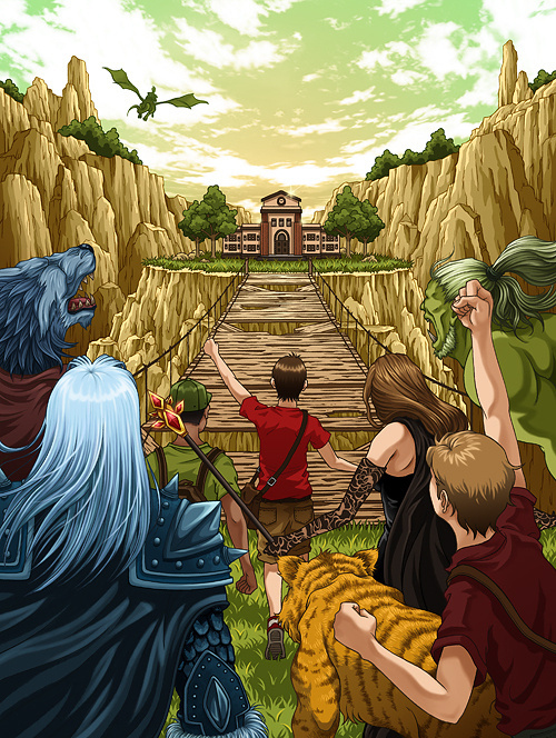 Illustration 8 on Behance #illustration #scene #characters