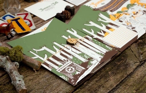 Design Work Life » Casebolt Design: Summer and Seth Wedding Invitations #sauce #invitation #design #mamas #illustration #casebolt
